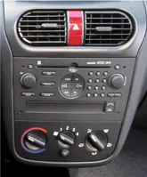 ISO redukce tm.šedá pro OPEL Vectra 2003- (2)
