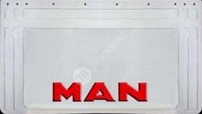 zástěra kola MAN 640x360-pár--bílá--červené písmo