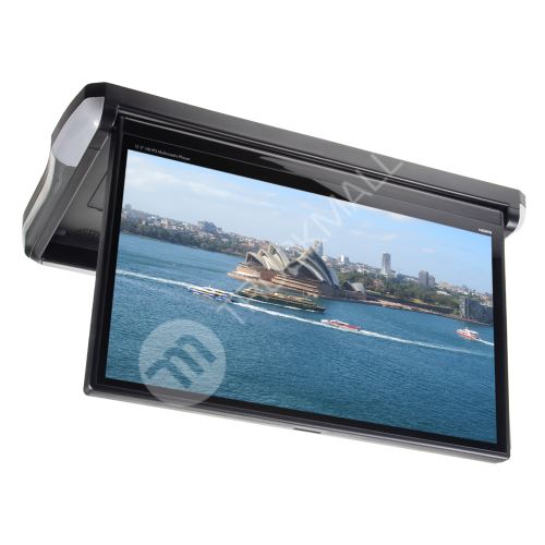 Stropní LCD monitor 13,3" černý s OS. Android HDMI / USB, dálkové ovládání