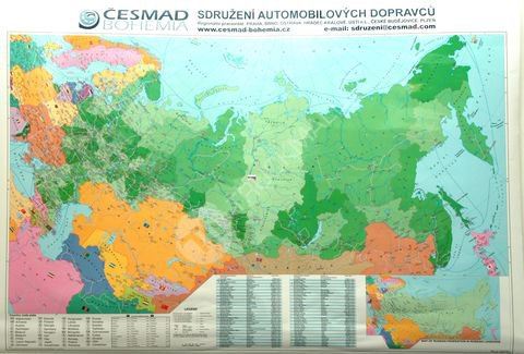 Nást.mapa Rusko s PSČ