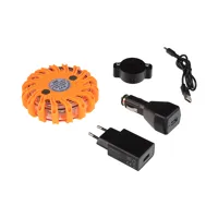 LED výstražné světlo 16LED, oranžové (2)