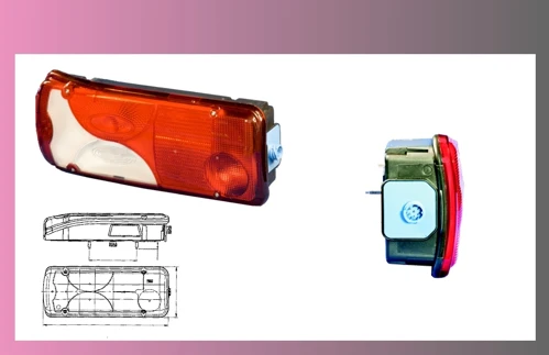 lampa zadní SCANIA NEW LED - Levá