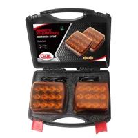 LED výstražné světlo, oranžové, ECE R10, R65, set 2ks (4)