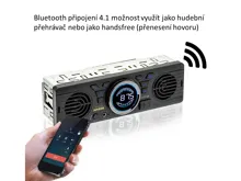 1DIN autorádio Bluetooth/USB/SD/AUX, s vestavěnými reproduktory (5)