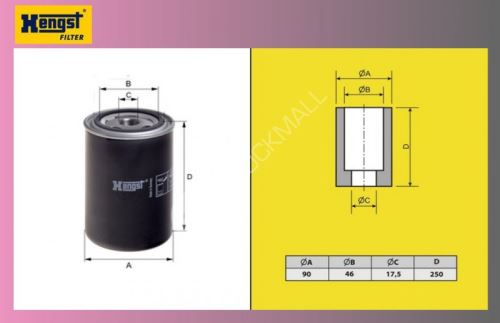 filtr naftový DAF 95XF 04-Euro 3