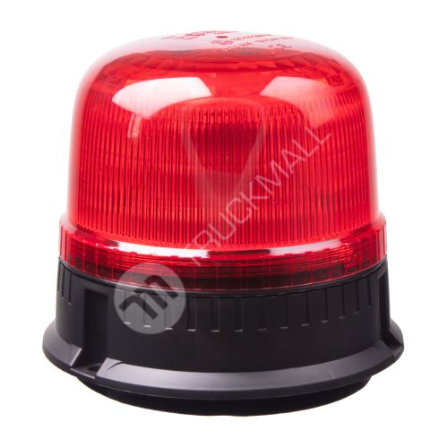 LED maják, 12-24V, 24xLED červený, magnet, ECE R65