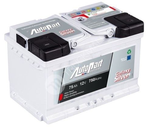 Autobaterie Galaxy Silver 75Ah 750A EN