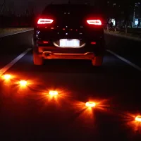 LED výstražné světlo 16LED, oranžové, set 6ks (2)