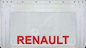 zástěra kola RENAULT 640x360-pár--bílá--červené písmo