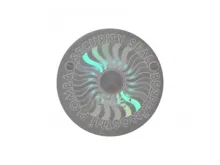 Bezpečnostní samolepicí hologram - kulatý