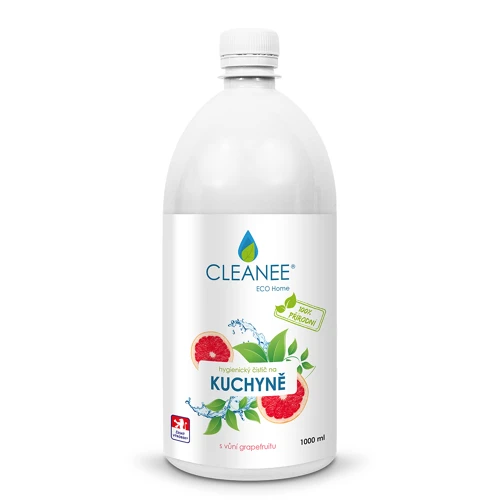 CLEANEE hygienický čistič na KUCHYNĚ s vůní grepu- náhradní náplň 1 L