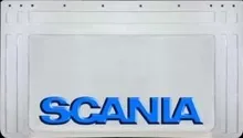 zástěra kola SCANIA 640x360-pár--bílá--modré písmo