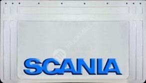 zástěra kola SCANIA 640x360-pár--bílá--modré písmo