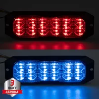 PROFI výstražné LED světlo vnější, červeno-modré, 12-24V, ECE R10 PROFI výstražné LED světlo vnější, červeno-modré, 12-24V, ECE R10