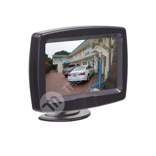 LCD monitor 4,3" černý na palubní desku / držák s přísavkou