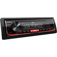 JVC autorádio bez mechaniky/USB/AUX/červené podsvícení/odnímatelný panel (1)