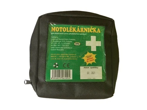 Motolékárnička v textilním obalu
