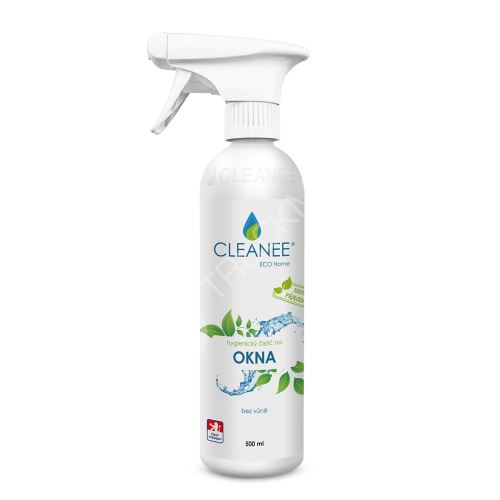 CLEANEE EKO Home hygienický čistič na OKNA 500 ml