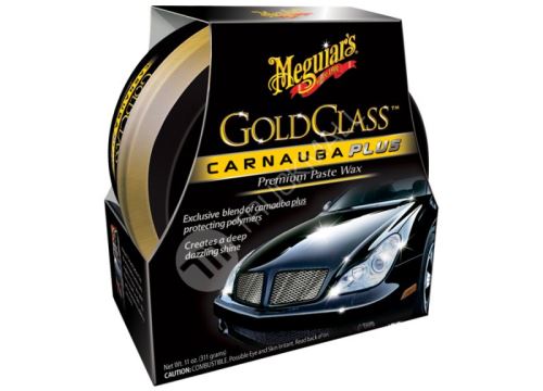 Meguiars Gold Class Carnauba Plus Premium Paste Wax - tuhý vosk s obsahem přírodní karnaub