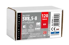žárovka LED 24V, SV 11x43mm, SV8,5-8 - červená (1)