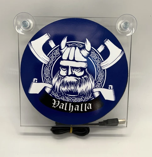 Světelný LED box -Viking Valhalla USB