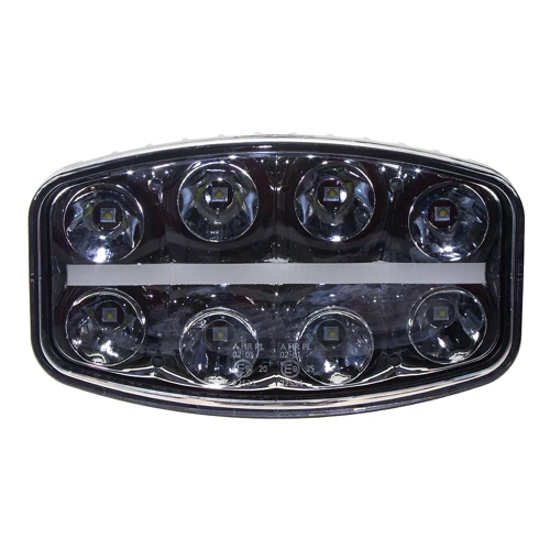 x LED světlo s pozičním světlem oválné, 8x8W, 210x140mm, ECE R7/R10/R112