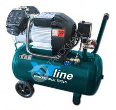 kompresor olejový XTline-obsah nádoby 50litrů max tlak 8bar 2200W, 420L/min