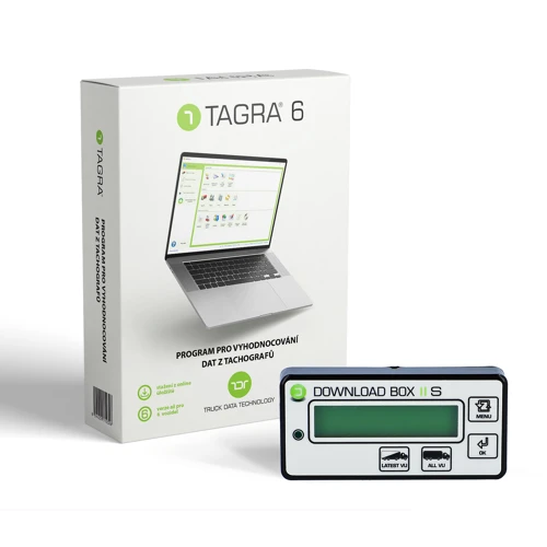 Program TAGRA 6 + stahovací klíč pro tachografy