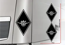Samolepka diamant - DAF - DAF01014 - Černá